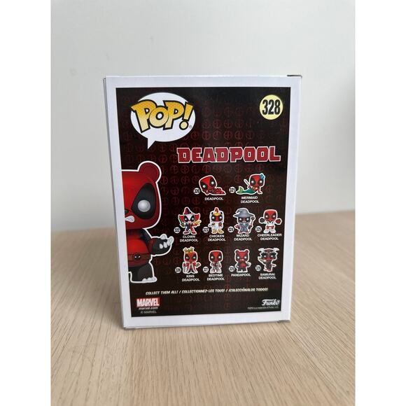 Funko Pop 328 Deadpool Pandapool Hot Topic Exclusive - NEW - Picture 4 of 4